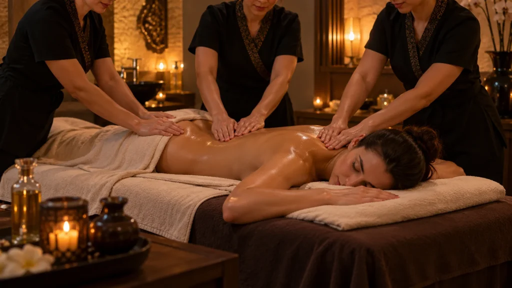 Six Hands Massage Plus Massage